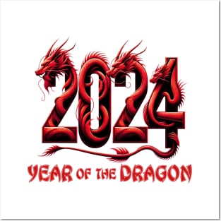 Chinese New Year of Dragon 2024 Dragon Tshirt Year Dragon Shirt Chinese New Year 2024 Youth Year of Dragon Tee Lunar New Year Zodiac 2024 T-Shirt T-Shirt Posters and Art
